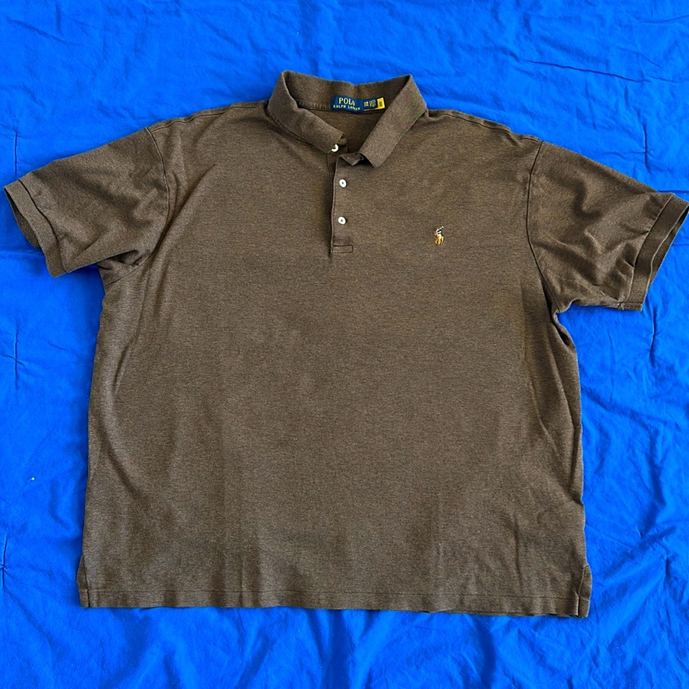 RALPH LAUREN Polo - Brown 🏇 Soft Cotton Polo Shirt